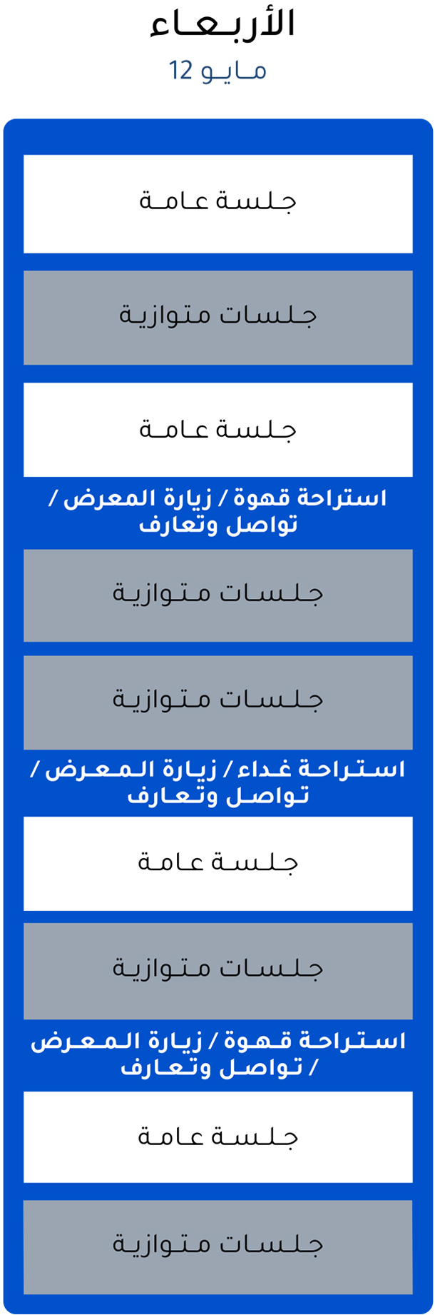 Wednesday agenda