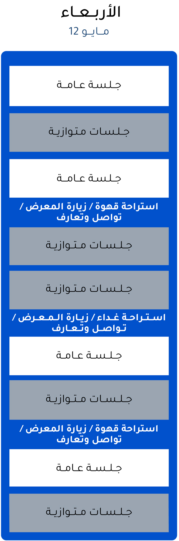 Wednesday agenda