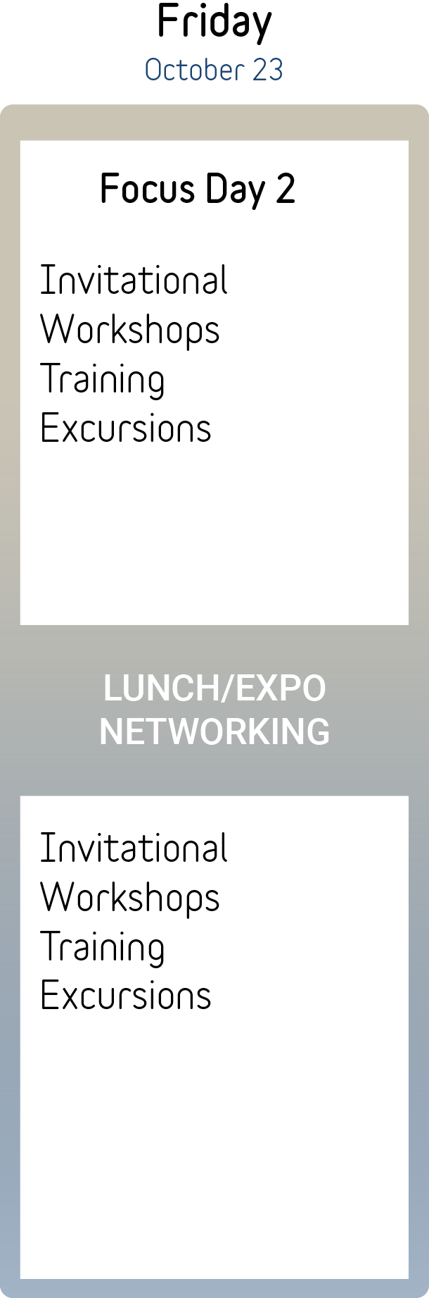 Friday agenda
